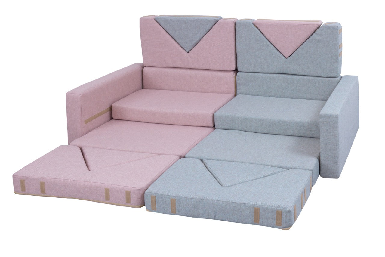 Buddies Spielsofa Set 2 Farben 16 Teile