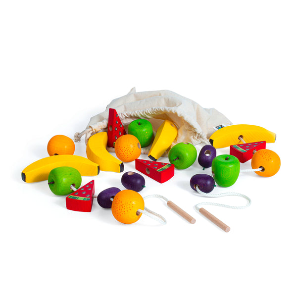 ERZI Lernspiel Fädelfrüchte