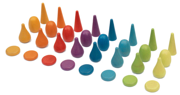 Legesteine Regenbogen Set 256