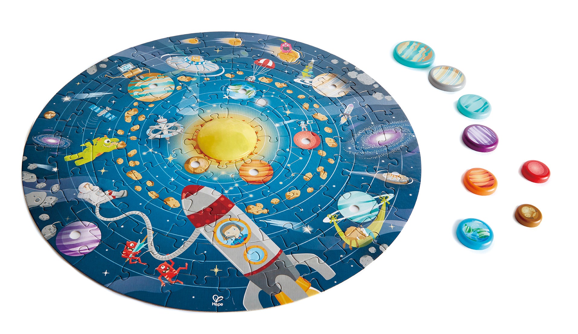 XL Puzzle “Sonnensystem” 93 Teile
