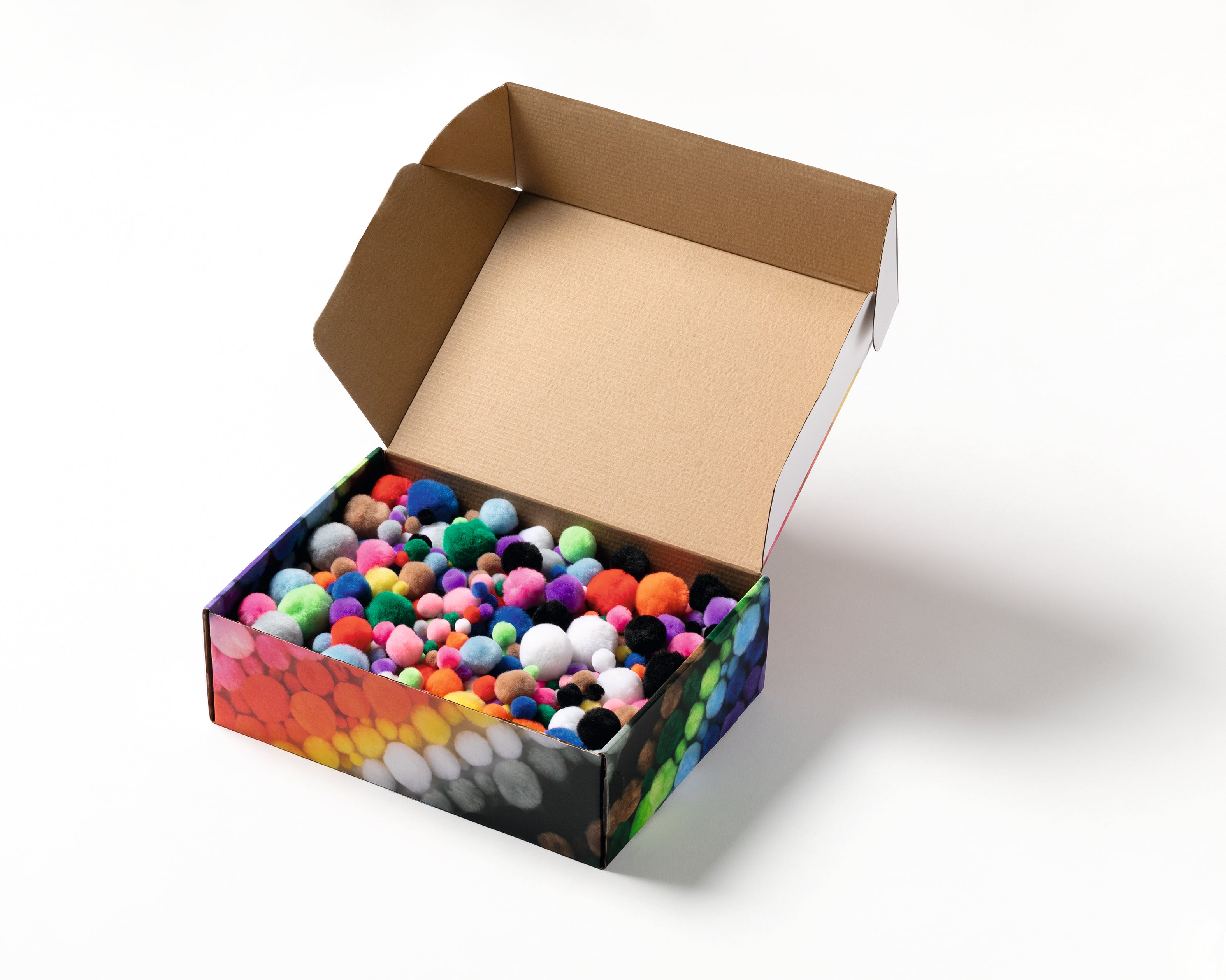 Pompon Mix Jumbo Set 900 14 Farben sortiert