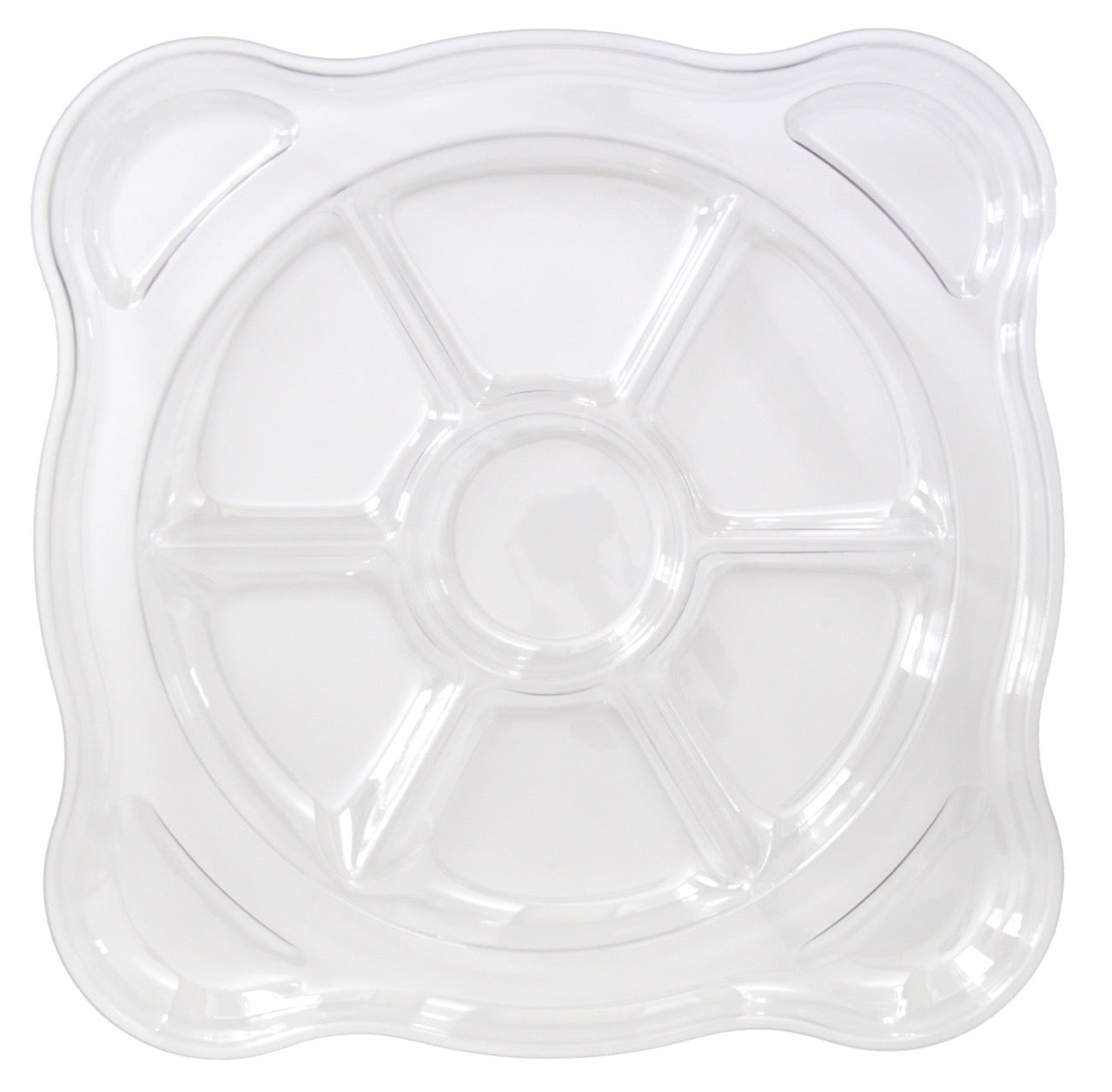 Sortierschale 7-fach transparent für Leuchtkübel