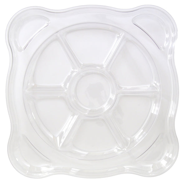 Sortierschale 7-fach transparent für Leuchtkübel